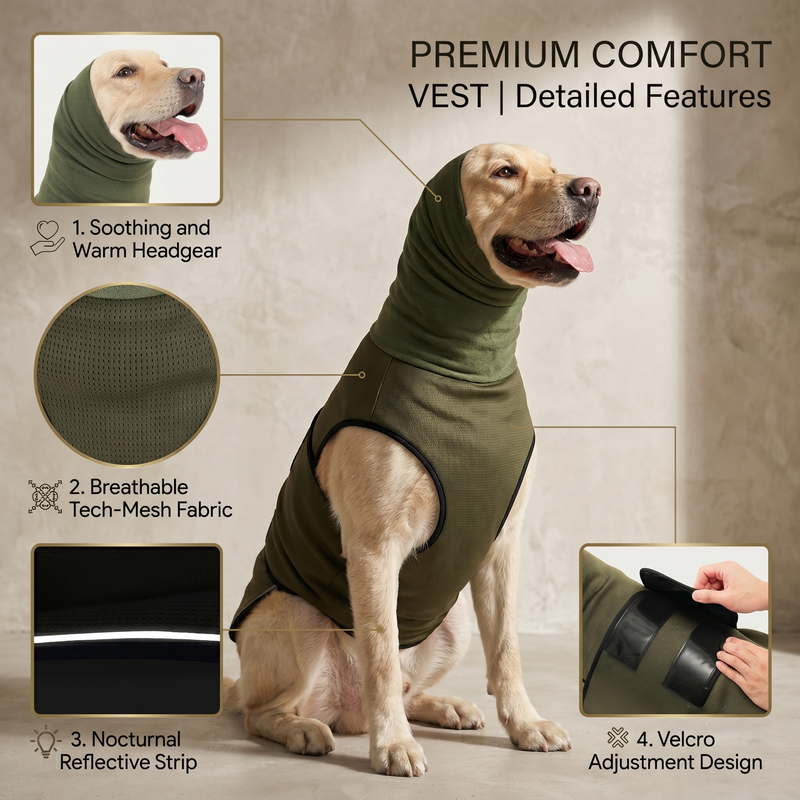 Dog Anxiety Vest: The Complete Guide to Calming Compression & Noise Reduction for Dogs (2026)