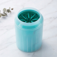 CozyPaws™ portable dog paw cleaner in green – BPA-free silicone paw washing cup - Image 7