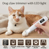CozyPaws™ LED paw trimmer battery indicator showing 90-minute continuous runtime - Image 5