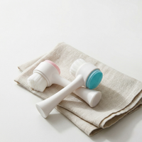 CozyPaws™ Silicone Dog Brush pink and teal – dual-sided silicone massage and soft bristle grooming brush
 - Image 4