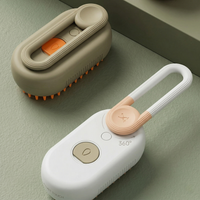 Floating bristles capture loose undercoat hair pet steam brush - Image 5