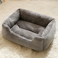 Cat resting in CozyPaws™ orthopaedic bolster bed – self-warming faux fur enclosed sleeping space - Image 6