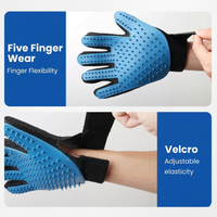 CozyPaws™ grooming glove collecting loose pet fur – peels off in one piece for easy disposal - Image 6