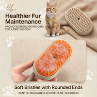 Pet steam brush gentle steam technology conditioning coat - Image 2