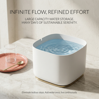 CozyPaws™ ultra-quiet USB water pump under 30dB – silent operation for cats and dogs fountain