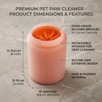 Clean floors after using CozyPaws™ portable dog paw cleaner – no muddy prints - Image 6